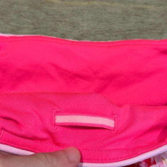 Lululemon Run Speed Shorts Flowabunga Mini Multi/Bleached Coral Print Size 6 - Picture 2 of 4